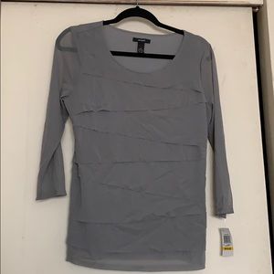 Alfani gray blouse